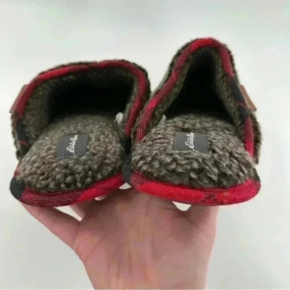New Eddie Bauer mens slippers size 11 44 gray red plaid
Wool Christmas holiday main image 6